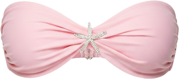 Women's Starfish Bandeau Bikini Top