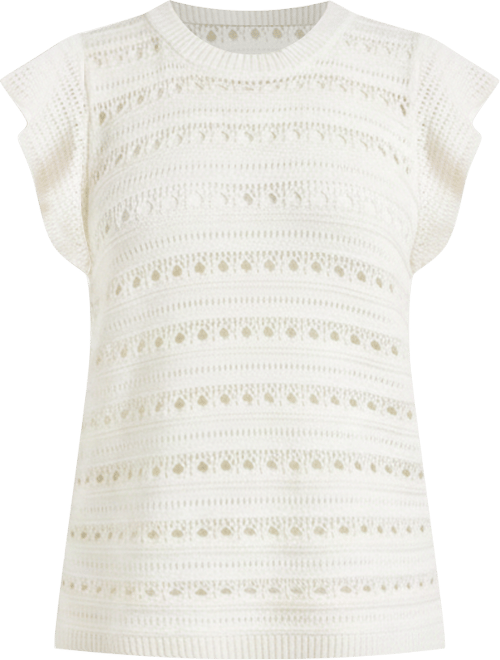 June + Vie Women's June + Vie Ruffled-Sleeve Top