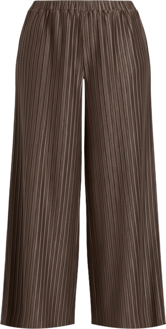 June + Vie Women's June + Vie Plisse High-Rise Pants