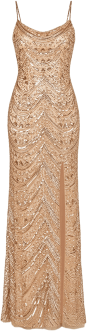 Women's Scoop Neck Beaded Dress