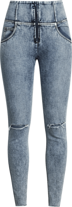 Women's Snug Sculpting Ripped Skinny Jeans