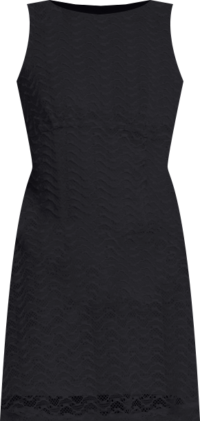 Women's Crochet Empire-Waist Mini Dress