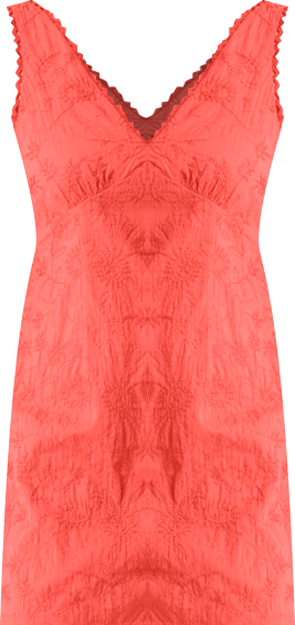 Women's Embroidered Rickrack-Trim Mini Dress