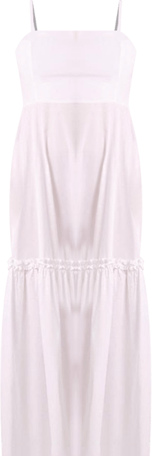 Women's Ruffle Flare Midi Dress