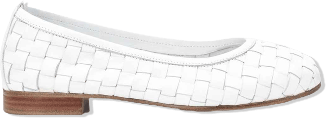 Carmela Leather Collection Women's Braided Flats By 