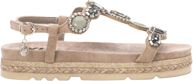 Women's Flat Suede Sandals By 