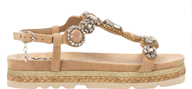 Women's Flat Suede Sandals By 