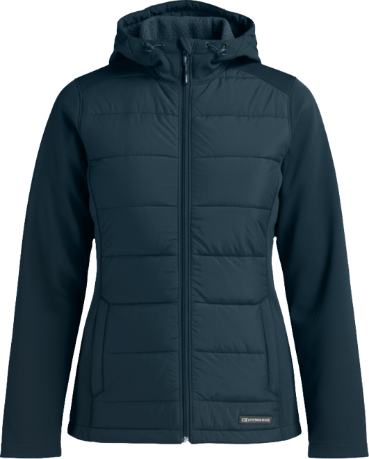 Women's Evoke Hybrid Softshell Recycled Full Zip Hooded Jacket
