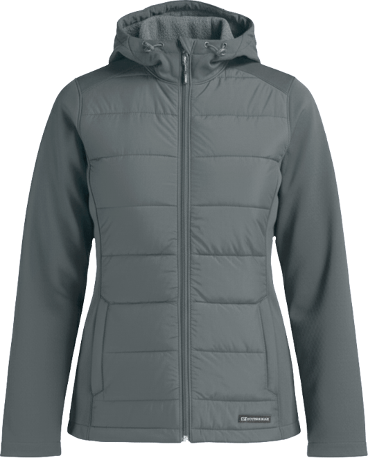 Women's Evoke Hybrid Softshell Recycled Full Zip Hooded Jacket