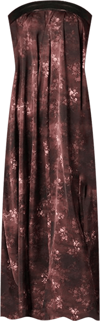 Women's Strapless Maxi Dress