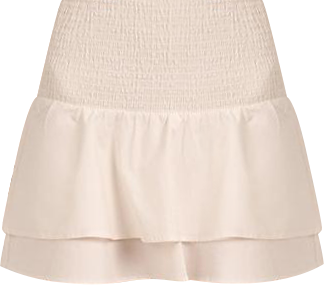 Women's Smocked Ruffle Mini Skirt