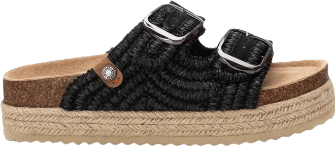 Women's Footbed Jute Wrapped Platform Sandals By 