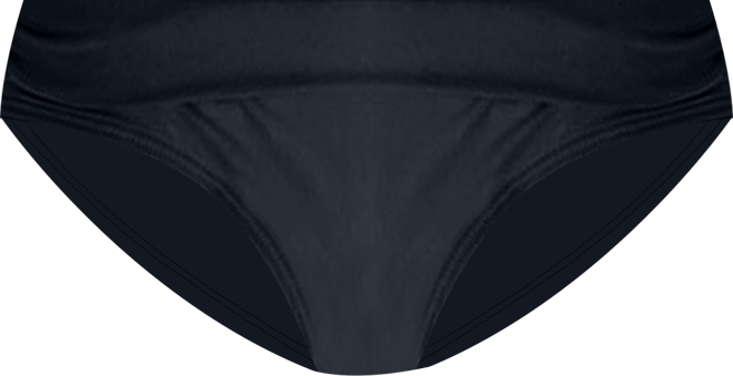 Women's Fold Detail Bikini Swimsuit Bottom