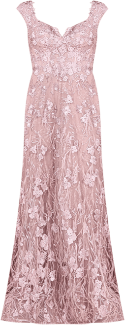 Women's Cap Sleeves, A-line Dress with Feathers