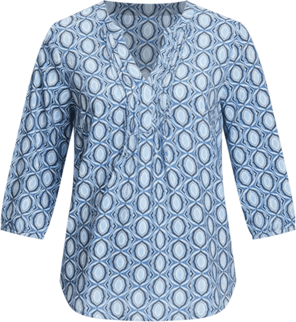 Women's Ornamental Print Tunic T-Shirt