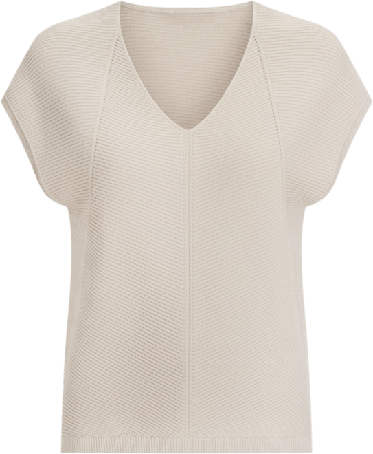 Women's Sleeveless Rib Knit Pullover