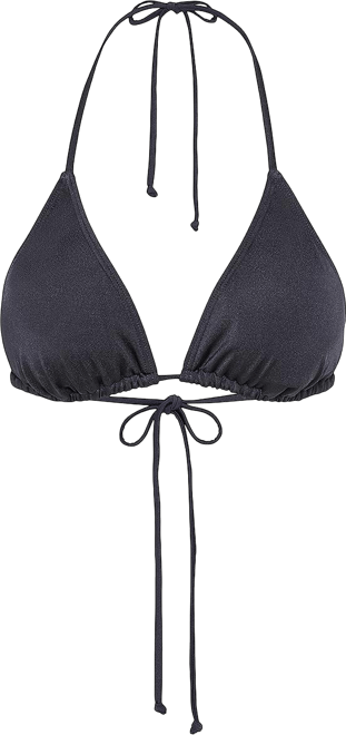 Women's Shimmer Triangle Bikini Swimsuit Top Bra Sizing