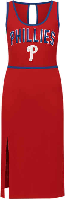 Women's Red Philadelphia Phillies Center Field Maxi Dress