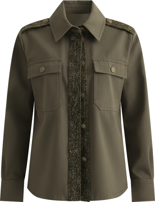 Us Women's Khaki Army Jacket