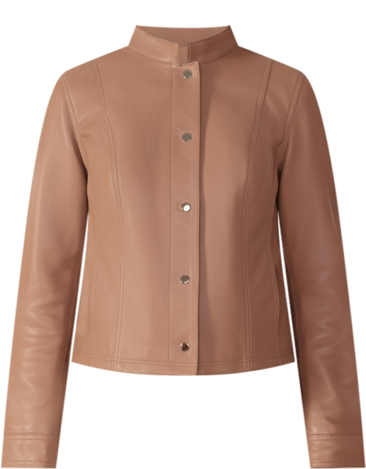 Women's Leather Bomber Jacket, Created for Macy s