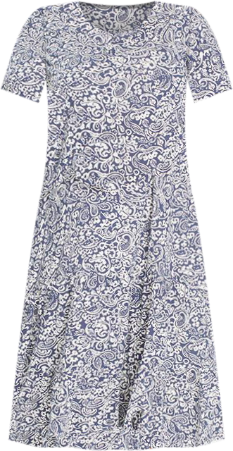 Women's Filigree Print Dress