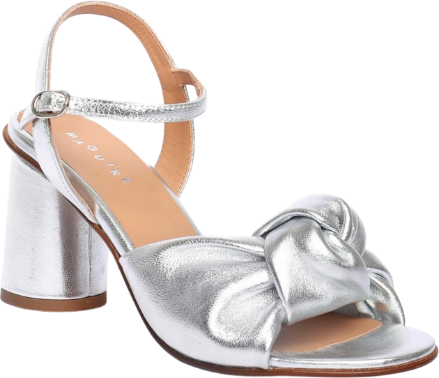 Noto Knotted Leather High Heel