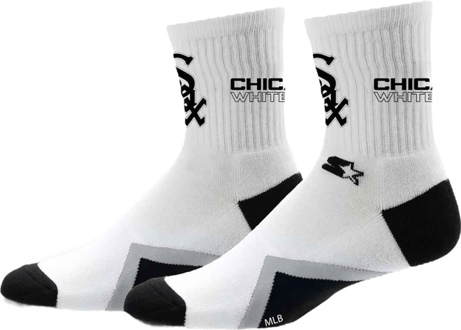 Men's and Women's Chicago White Sox Striker Mid-Crew Socks