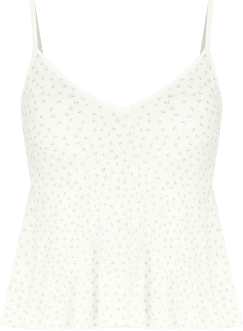 Women's Kelli Floral Babydoll Tank Top