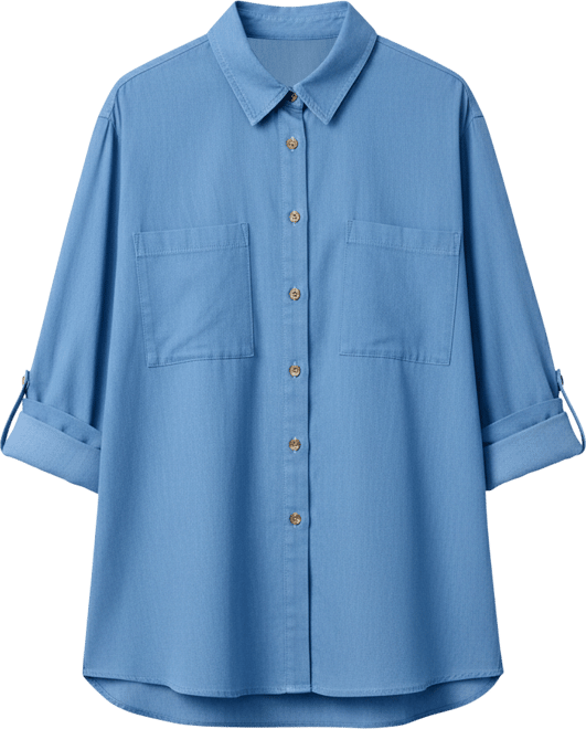 June + Vie Women's June + Vie Chambray Blouse