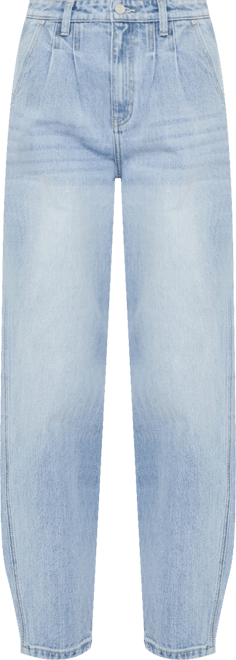 Women's Ultra High Rise Wide Tapered Fit Pull On Jeans