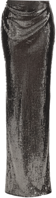 Women's Dramatic fitted sequined maxi skirt