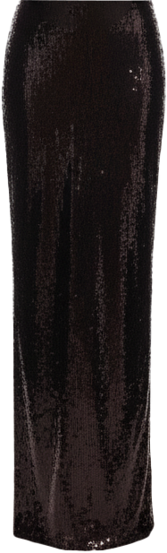 Women's Dramatic fitted sequined maxi skirt