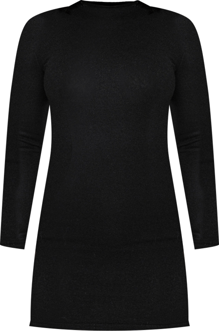 Women's Scarf Draped Mini Dress