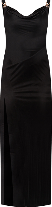 Women's Cowl Neck Chain Dress