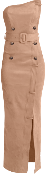 Women's Xena Suede Maxi Dress