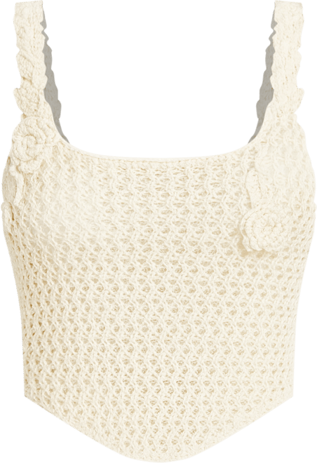Women's Beachside Crochet Bustier
