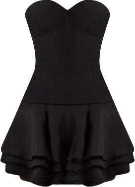 Women's Corset Chiffon Flared Mini Dress