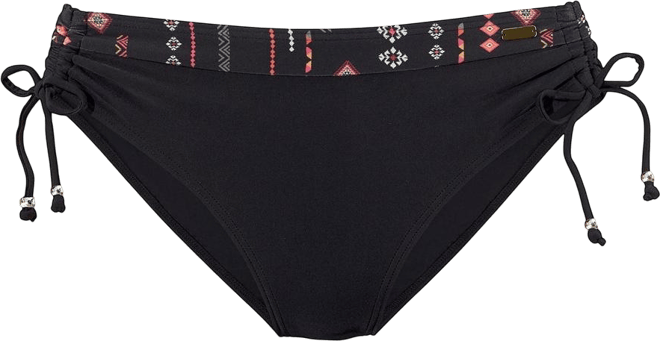 Women's Side Tie Mid Rise Bikini Swimsuit Bottom