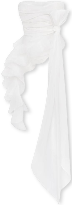 Women's Dreamy off-shoulder blouse with meringue flounces