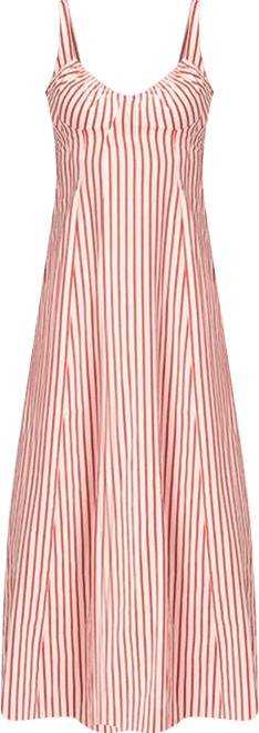 Women's Ruched Cup Midi Dress