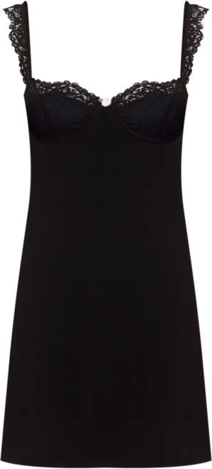 Women's Rosine Lacey Cupped Mesh Mini Dress