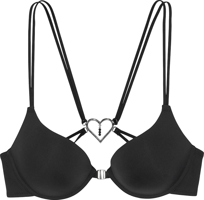 Women's Strappy Heart Push Up Bra