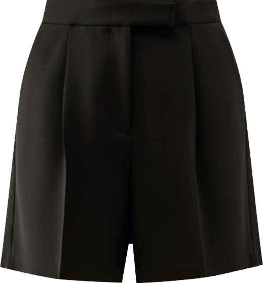 Women's Silk-Wool Blend Polished Shorts