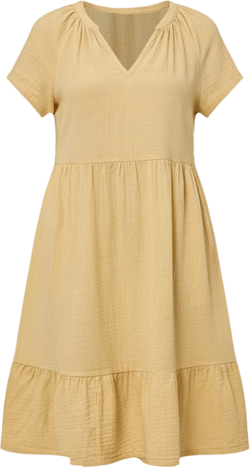 Women's Organic Cotton Coastal Double Gauze Breezy Dress