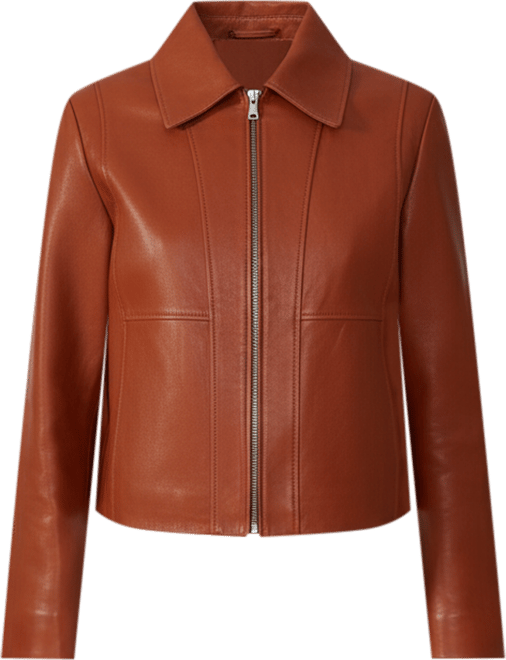Women's Classic Leather Jacket, Created for Macy's