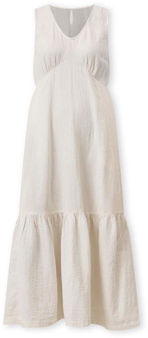 Women's Organic Cotton Coastal Double Gauze Beach To Brunch Dress