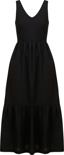 Women's Organic Cotton Canopy Linen Blend Easy Tank Dress