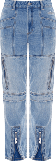 Women's High Rise Utility Jeans
