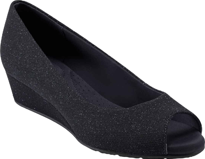 Women's Candra Peep Toe Wedge Dress Pumps