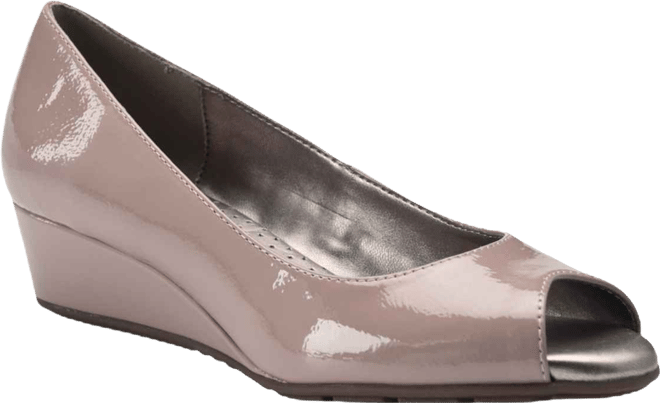 Women's Candra Peep Toe Wedge Dress Pumps
